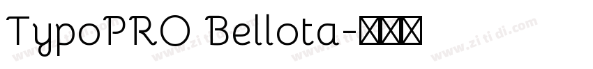 TypoPRO Bellota字体转换 TypoPRO Bellota字体转换